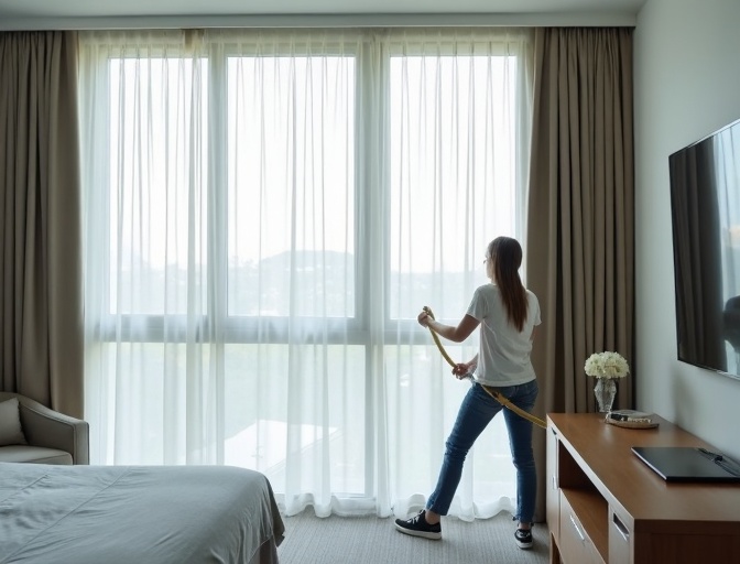 Yandina Creek Sheer Curtain Cleaning